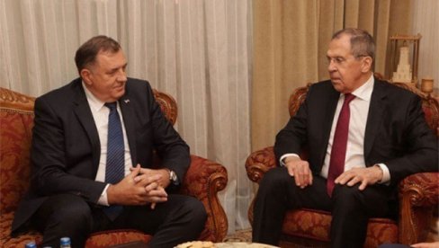 MOSKVA ŽELI MOMENTALNO ZATVARANJE KANCELARIJE VISOKOG PREDSTAVNIKA: Dodik danas sa Lovrovom u Moskvi