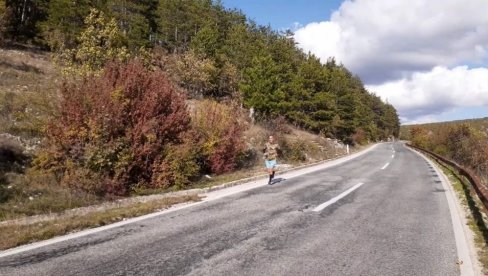 POMOĆ ZA PORODICU ELEZ: Ultramaratonac iz Bileće istrčao stazu od 50 kilometara u akciji Srbi za Srbe