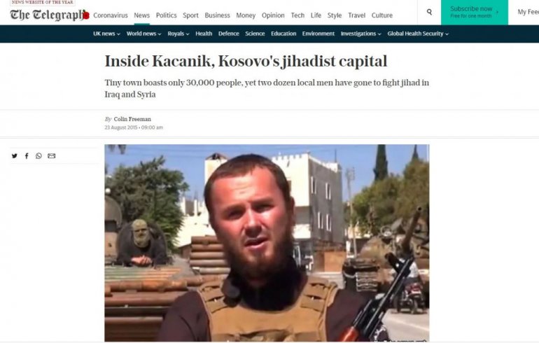 Косово је највећи регрутни терористички центар Исламске државе у Европи одговоран за масу терористичких напада (видео)