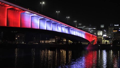 ПОГЛЕДАЈТЕ: Београд у бојама Аустрије у знак солидарности (ФОТО)
