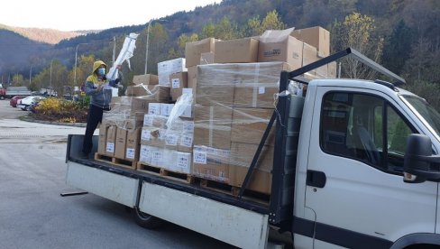 POMOĆ OD ZEMLJAKA: Udruženje Bosna - Sandžak iz Turske dopremilo donaciju u Prijepolje