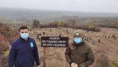 VUČEVIĆ UČESTVOVAO U POŠUMLJAVANJU: Sadnjom 60.000 sadnica pokazaćemo koliki smo zaljubljenici u Frušku Goru! (FOTO)