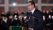 ON SAM BIO JE NAŠ HRAM: Ceo govor predsednika Vučića nad odrom prvojerarha