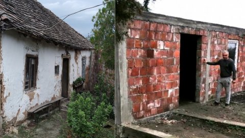 НЕДОСТАЈЕ САМО КРОВ: Градња куће за хендикепираног Горана Николића из Лебине код Параћина