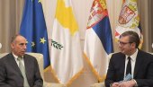 „KIPAR ISKREN PRIJATELJ“: Vučić primio u oproštajnu posetu ambasadora Elijadisa
