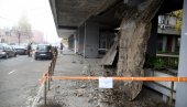 PUKOM SREĆOM IZBEGNUTA TRAGEDIJA: Obrušila se fasada na uglu Poenkareove ulice i Porečke! (VIDEO)