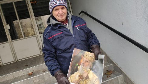 MURAL SA SLIKOM PATRIJARHA IRINEJA: Zrenjaninci odaju počast nedavno preminulom poglavaru Srpske pravoslavne crkve