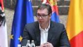 VUČIĆ SE SASTAO SA AMBASADORIMA: Predsednik Srbije razgovara sa predstavnicima zemalja EU i Semom Fabricijem (FOTO)