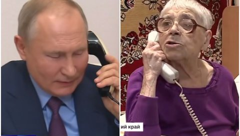 „ХАЛО, ОВДЕ ПУТИН!” Председник Русије испунио жељу пензионерки (97), а кад је чуо њену причу, одмах је издао наређење (ВИДЕО)
