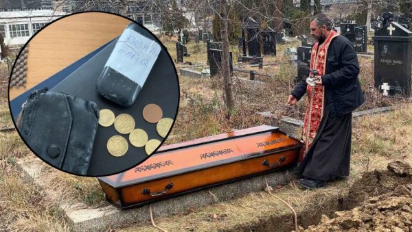 РАДМИЛУ СУ СВИ ОСТАВИЛИ И ЗАБОРАВИЛИ: Сахрањена старица из Приштине, имала само покварени телефон и мање од једног евра (ФОТО/ВИДЕО)