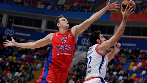 ЕВРОЛИГА: ЦСКА убедљив против Ефеса, дабл-дабл Милутинова