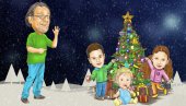 BODA KAŽE DA DEDA MRAZ STIŽE: Objavljen animirani video za dečju pesmicu