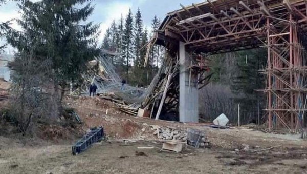 НЕСРЕЋА У РОЖАЈАМА: Срушио се мост, повређена три радника