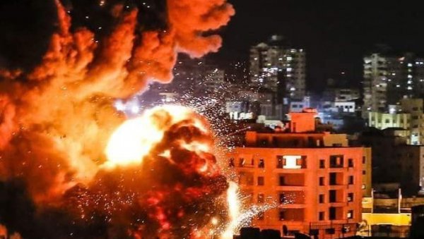 ИСПАЉЕНА РАКЕТА НА ИЗРАЕЛ: Одмах су полетели авиони, у току су жестоки удари (ВИДЕО)