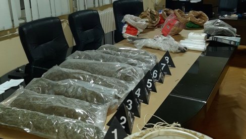 DROGA SAKRIVENA U VINOGRADU: Pripadnici kruševačke policije zaplenili 15 kilograma marihuane (FOTO)