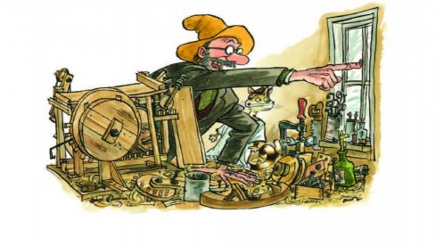 AVANTURE PETSONA I FINDUSA: Ilustrovani roman švedskog pisca i ilustratora Svena Nurdkvista