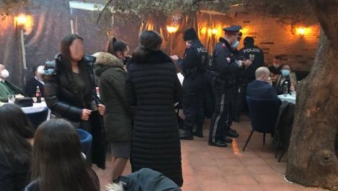 РАСТУРЕНА КОРОНА ЖУРКА, НАПИСАНО 140 ПРИЈАВА! Бечка полиција упала у балкански ресторан, тамо затекли хаос (ФОТО)
