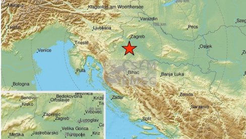 TLO SE NE SMIRUJE: Novi potres jačine 2.4 po Rihteru u Hrvatskoj