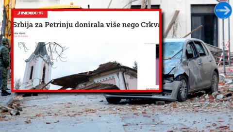 СРБИЈА ЗА ПЕТРИЊУ ДАЛА ВИШЕ НЕГО КАТОЛИЧКА ЦРКВА: Хрватски медији брује о помоћи Београда, нижу се бесни коментари