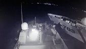 TURSKI RATNI BROD SE ZABIO U GRČKO PLOVILO! Procurio snimak incidenta, Ankara provocira na Mediteranu (VIDEO)