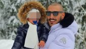 СНЕЖНА ИДИЛА: Дарко Лазић ужива са сином и вереницом