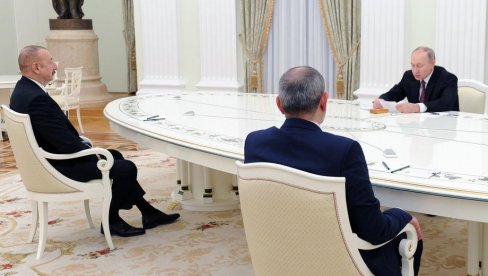 POSLE ČETIRI SATA: Završen sastanak Putina, Alijeva i Pašinjana, evo šta je dogovoreno