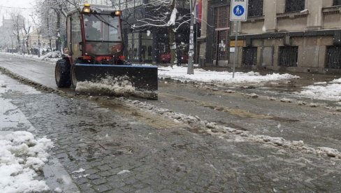 PUTARI  NA TERENU: Očišćen sneg na šabačkim ulicama