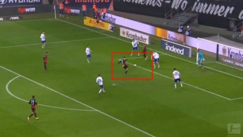 DESET MINUTA MU JE TREBALO: Luka Jović postigao golčinu na debiju, fantastična asistencija Kostića (VIDEO)