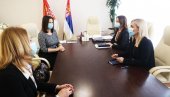 VAŽAN SASTANAK U MINISTARSTVU PRAVDE: Ministarka Maja Popović razgovarala sa predsednicom Društva sudija Snežanom Bjelogrlić (FOTO)