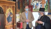PREDSEDNIK VUČIĆ: Država će pomoći završetak crkve u Šumaricama