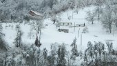 SNEG ZATRPAO PUTEVE: Snežno nevreme na severu Crne Gore