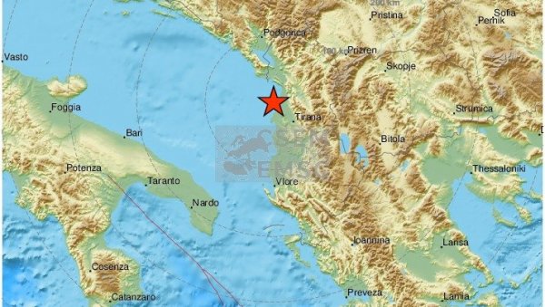 ТРЕСЛА СЕ АЛБАНИЈА: Земљотрес код Тиране, осетио се и у Македонији