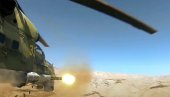 UBICE TENKOVA U NAPADU: Grupa helikoptera Mi-24P se obrušila na „neprijatelja“ (VIDEO)