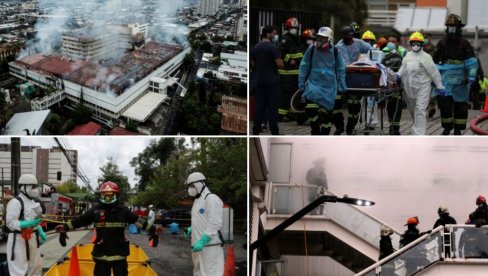 POŽAR U BOLNICI: Morali da evakuišu i pacijente priključene na respirator, stravične scene u Čileu (FOTO)