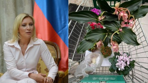 MIRISNA SETVA: Marija Zaharova rešila da se oproba u vrtlarstvu