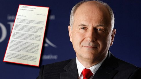 INCKO UPUTIO ULTIMATUM SRPSKOJ: Poslao je skandalozno pismo, za njega su svi Srbi zločinci