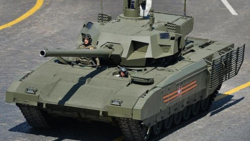 ОВАКО ИЗГЛЕДА ПОБОЉШАНА АРМАТА: Русија представила нову верзију тенка Т-14 на форуму Армија 2021 (ВИДЕО)