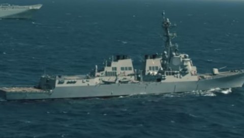 ОШТРА ОСУДА ИЗ КИНЕ: Амерички и канадски ратни бродови прошли кроз Тајвански мореуз (ФОТО)