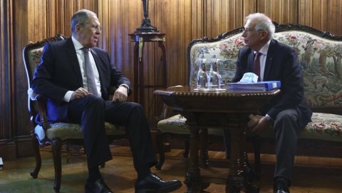НЕДОСТАТАК НОРМАЛНОСТИ ИЗМЕЂУ РУСИЈЕ И ЕУ: Како је текао разговор Сергеја Лаврова са шефом дипломатије ЕУ Ђозепом Борељом