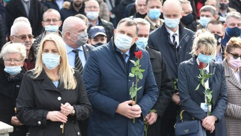 ŽAL ZA STRADALIMA NEĆE PRESTATI VEKOVIMA: Dodik i Cvijanović na obeležavanju 79 godišnjice od ustaškog pokolja 2.300 Srba kod Banjaluke
