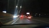 SNIMAK BAHATE VOŽNJE U BEOGRADU: Pogledajte kako vozač astre divlja auto-putem (VIDEO)
