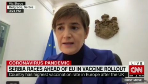 О СРБИЈИ БРУЈИ И ЦНН: Погледајте како још један светски медиј коментарише вакцинацију у нашој земљи (ВИДЕО)