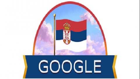 ПОЧАСТ ОД ГУГЛА: За Дан државности ставио заставу Србије уместо свог лога