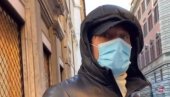 LEGENDA ROME MIRNO ŠETALA GRADOM: Da Toti nije nosio masku na ulicama Rima bi nastao haos (VIDEO)