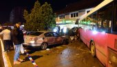 AUTOBUS 50 BIO NEISPRAVAN: Vozilo posle saobraćajne nesreće na uglu Ustaničke i Bulevara na vanrednom tehničkom pregledu