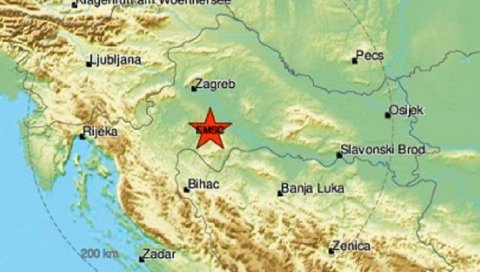 ЧУО СЕ УДАРАЦ, А ОНДА ЈЕ ПОЧЕЛО ДА СЕ ЉУЉА: Нови земљотрес погодио Хрватску, епицентар код Глине!