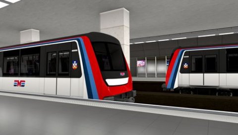 СЈАЈНА ИЗЛОЖБА ИСПРЕД СТАРОГ ДВОРА: Сутра 3Д пројекција вагона за београдски метро