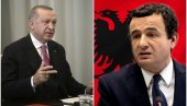 ЕРДОГАН УСЛОВЉАВА КУРТИЈА: Председник Турске послао непријатну честитку политичару из Приштине