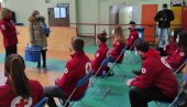VREDNI VOLONTERI U ZRENJANINU: Ekipe Crvenog krsta pomažu u sportskoj dvorani Medison (FOTO)