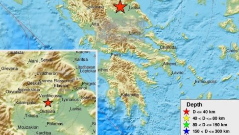 GRČKA SE PONOVO TRESLA: Novi zemljotres 5,2 po Rihteru registrovan na dubini od 22 kilometra